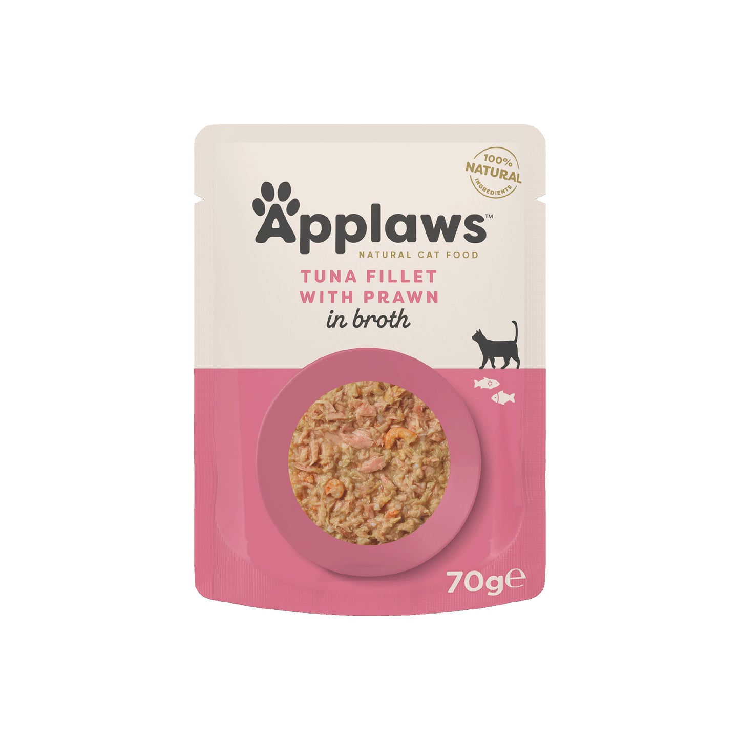Applaws - katt Påse Tuna&Tiger Prawn 70g