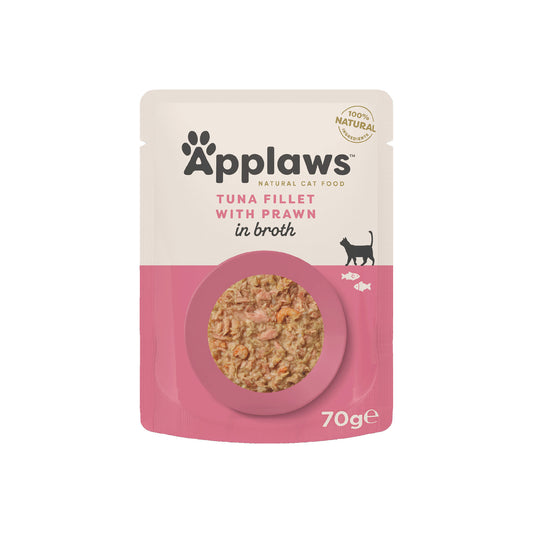 Applaws - katt Påse Tuna&Tiger Prawn 70g