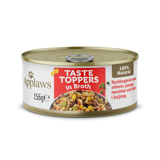 Applaws - hund konserv Chicken&Beefliver in broth 156g