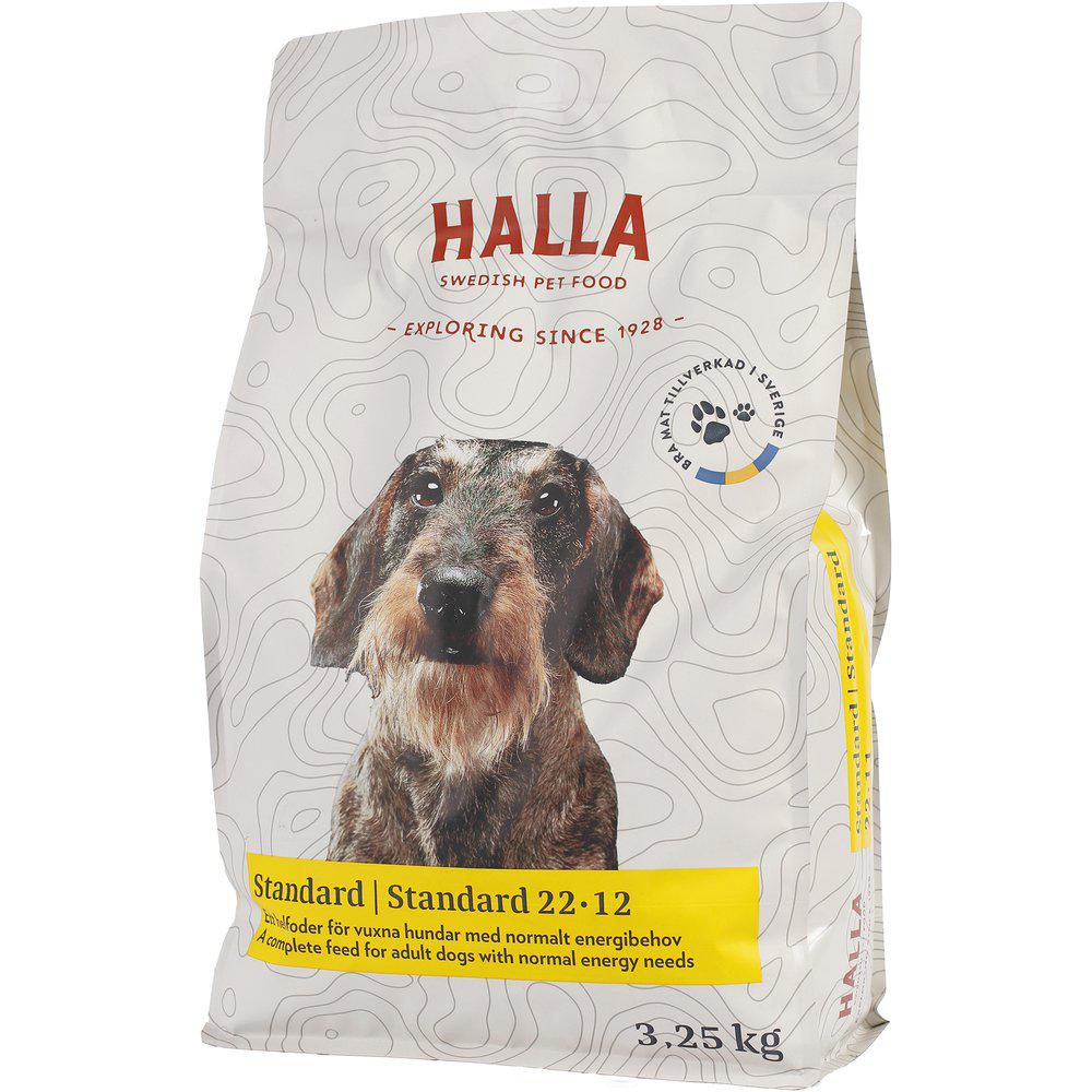 Halla - Hundfoder Standard 22-12 3,25kg