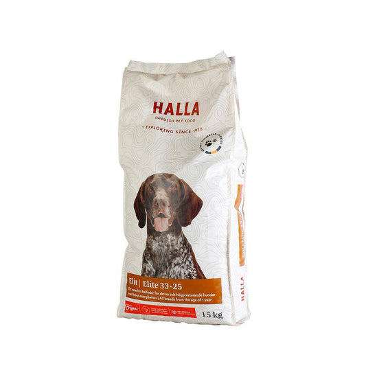 Halla - Hundfoder Elit 33-25 15kg
