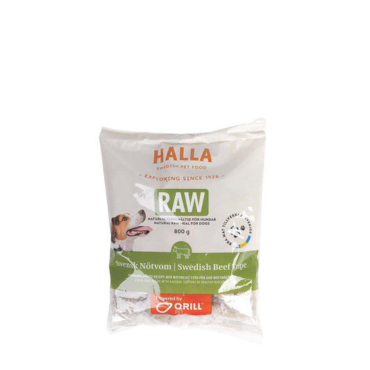 Halla - Raw Nötvom Köttbullar 800gr Fryst