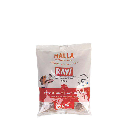 Halla - Raw Lamm Köttbullar 800gr Fryst
