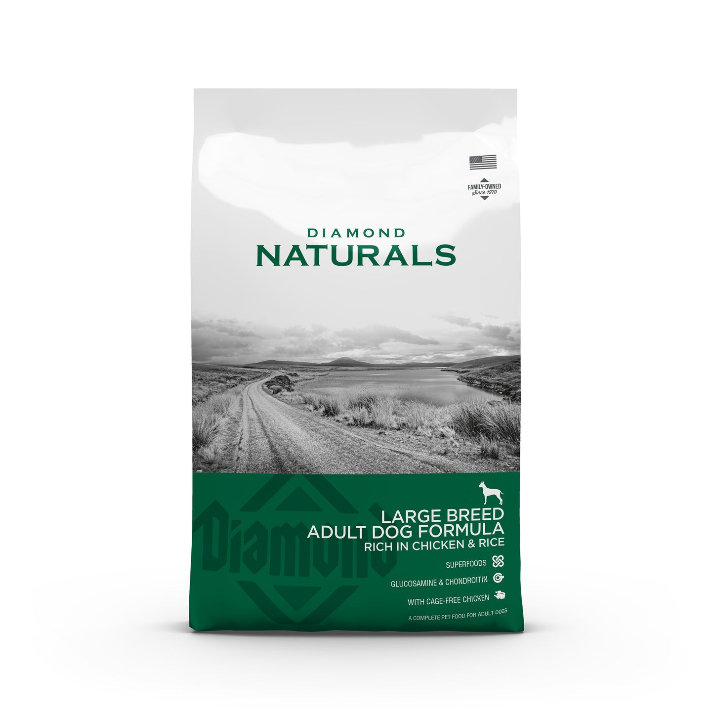 Diamond Naturals - Large Breed Adult Chicken & Rice 15kg