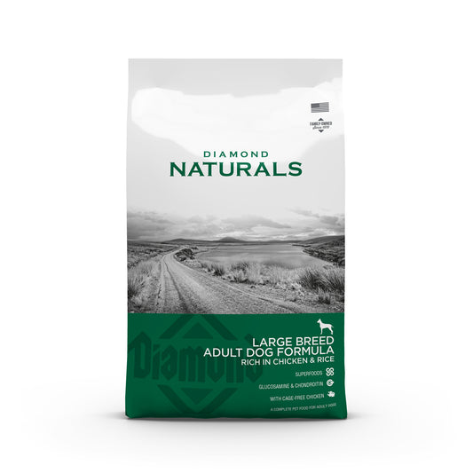 Diamond Naturals - Large Breed Adult Chicken & Rice 15kg