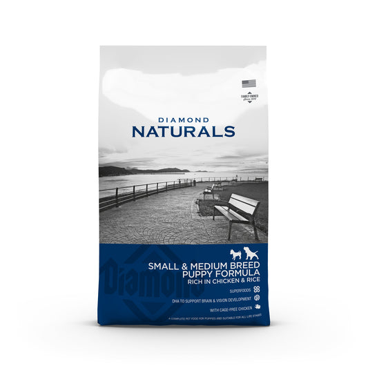 Diamond Naturals - Small & Medium Puppy Chicken & Rice 15kg