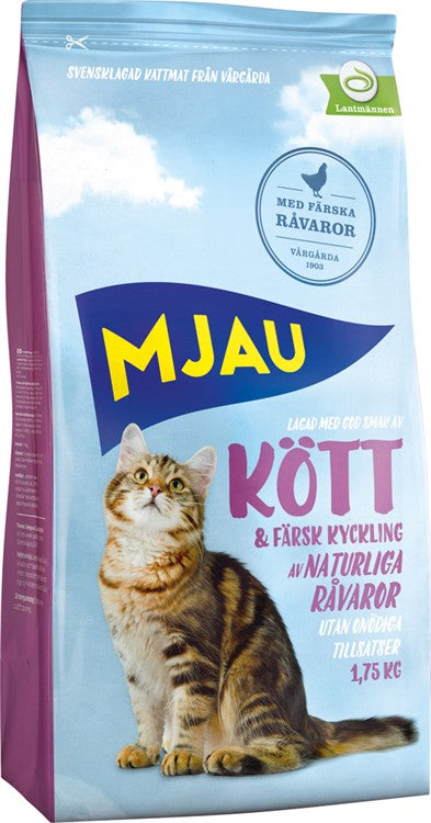 Mjau KöttTorrfoder 7,5 kg
