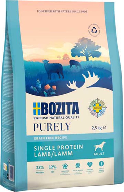 Bozita - Purely Adult Lamb 2,5 kg