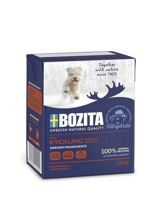 Bozita - Tetra bitar i gelé kyckling 370 g