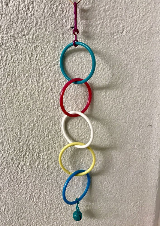 Olympiaring klocka pastell