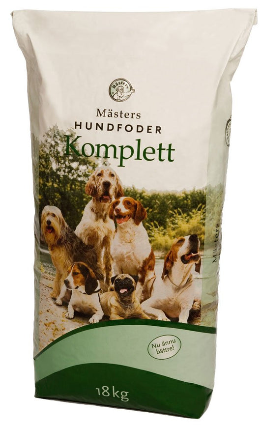 Mästers - Hundfoder Komplett 18kg