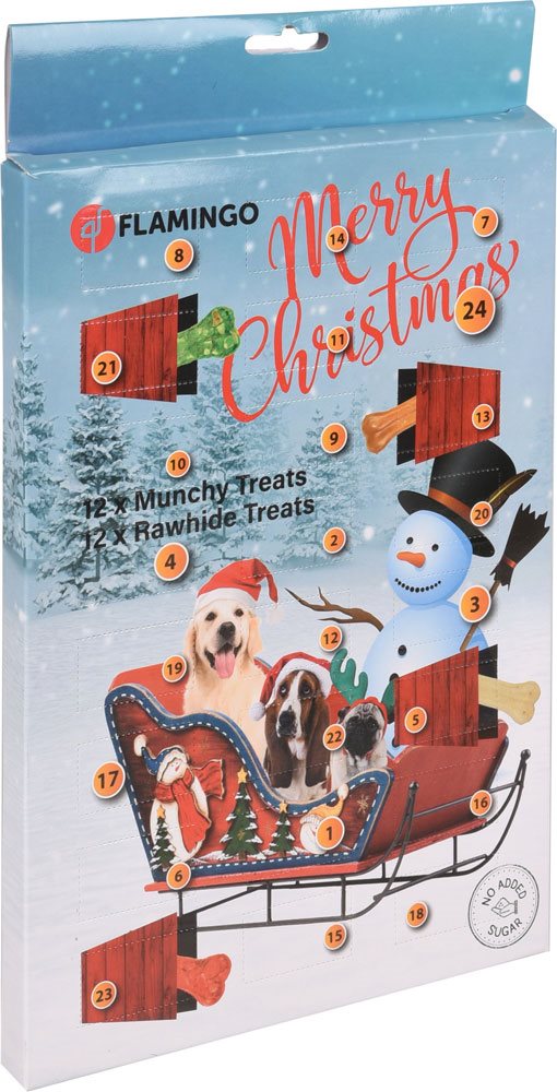 Flamingo - Adventskalender (Hundgodis)