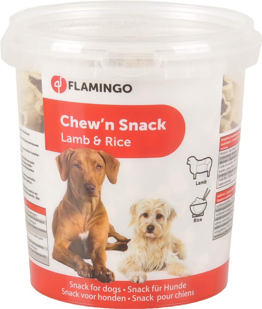 Flamingo - Hundgodis 500g (Lamm&Ris)