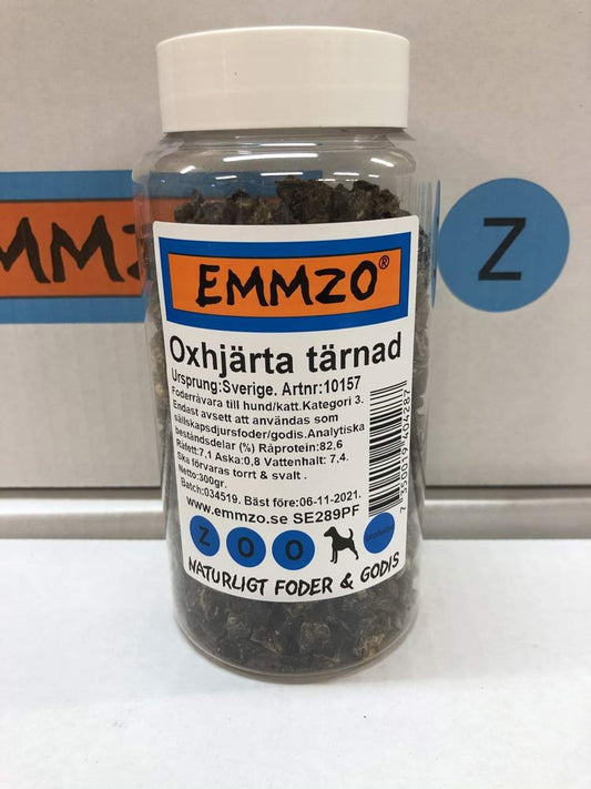 Emmzo - Tärnad oxhjärta 300g