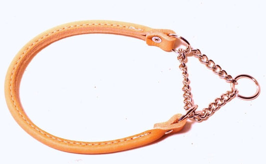Alac - Hundhalsband halvstryp natur