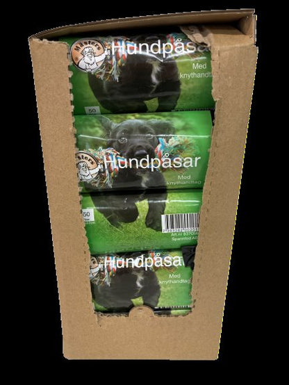 Mästers - Bajspåse 50-pack (Med knythandtag)