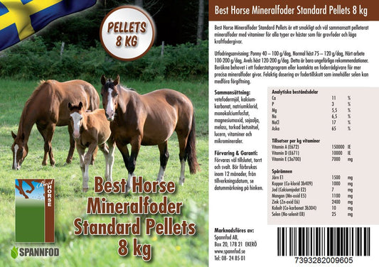Best Horse - Standard pellets 8kg