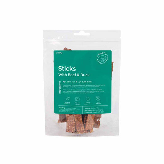 Buddy - Sticks With Duck 100g
