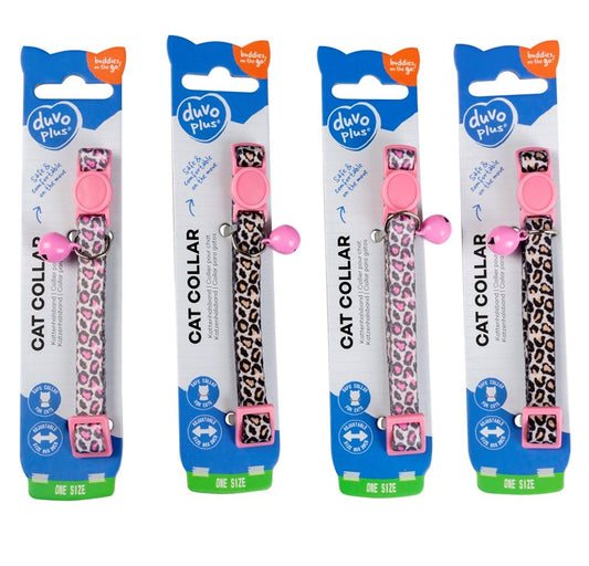 Duvo Plus - Katthalsband Panther nylon