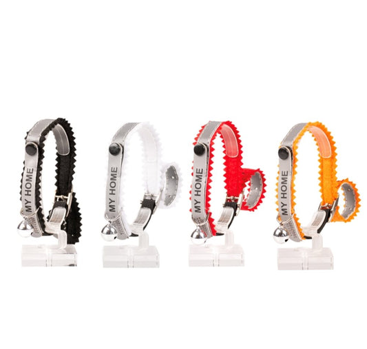 Duvo Plus - Katthalsband med reflex "My Home"
