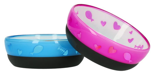Skål plast kitty love